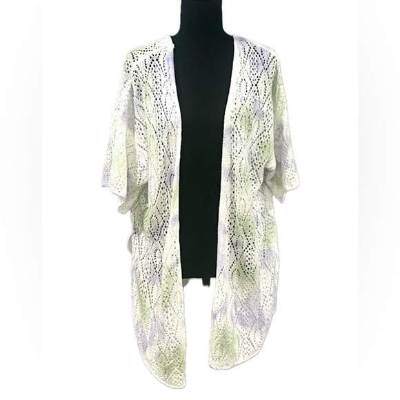 Exclusive POL Collection - Splash of Wash Color Knit Cardigan - Picture 8 of 15